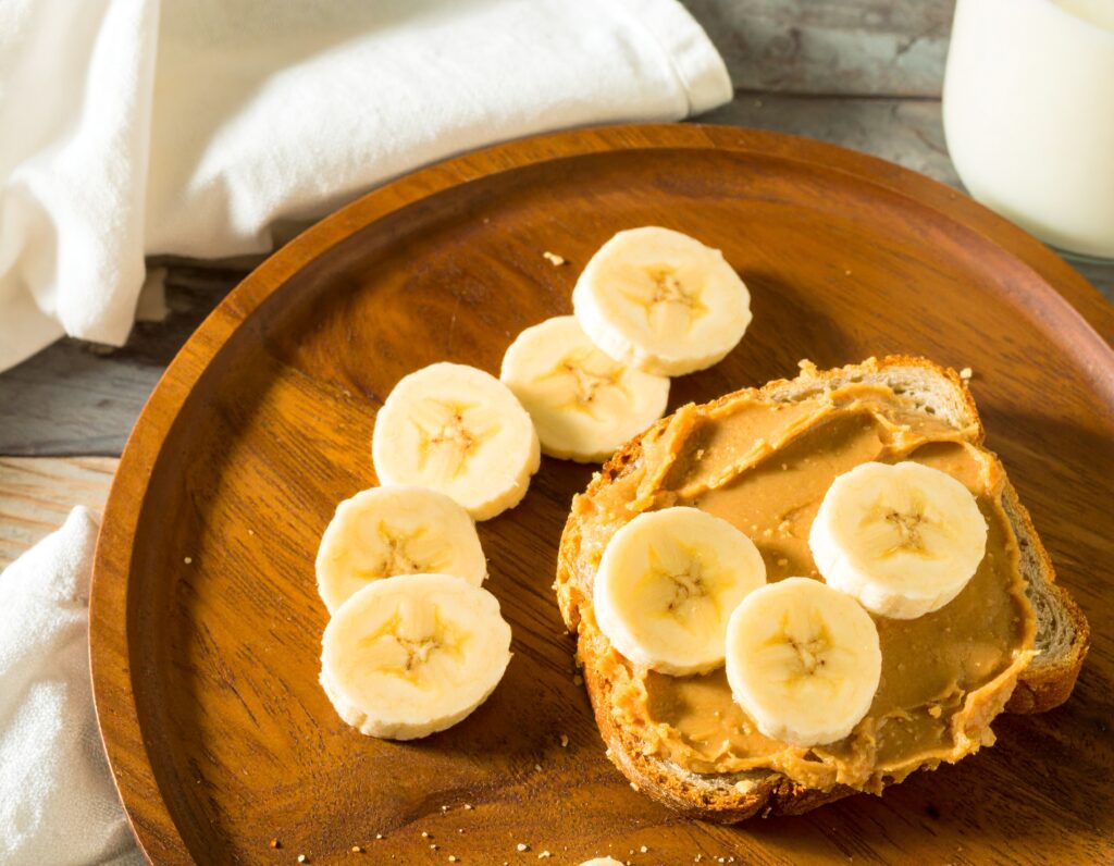 Peanut Butter Banana Protein Sandwich